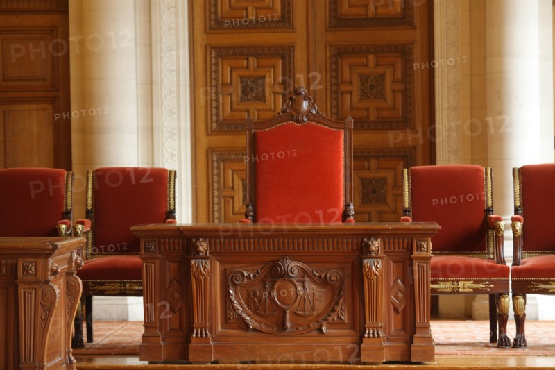France, ile de france, paris 1er arrondissement, 13 rue cambon, palais cambon, cour des comptes, institution, etat, batiment grand chambre, 
Date : 2011-2012