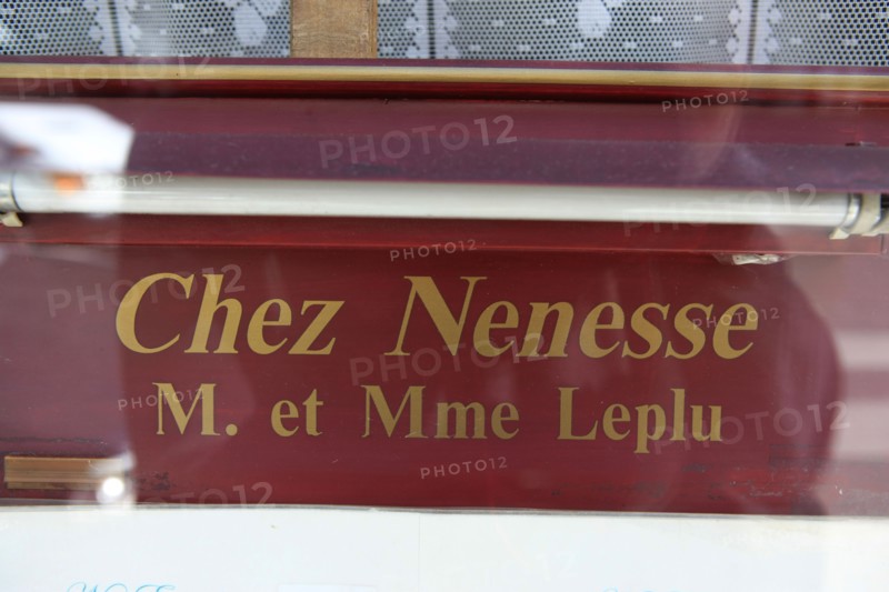 France, ile de france, paris, 3e arrondissement, marais, 17 rue de saintonge, restaurant chez nenesse, rideaux, 
Date : 2011-2012
