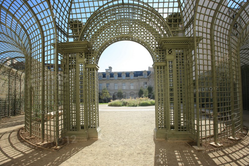 France, ile de france, paris, le marais, 3e arrondissement, jardin anne frank, derriere l'hotel de saint aignan dit aussi hotel d'avaux, musee du judaisme, 
Date : 2011-2012