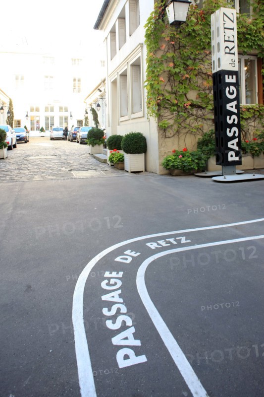 France, ile de france, paris 3e arrondissement, le marais, rue charlot, hotel et passage de retz no9, hotel particulier, 
Date : 2011-2012
