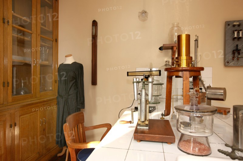 France, ile de france, paris 5e arrondissement, 11 rue pierre et marie curie, institut curie, musee pierre et marie curie, laboratoire de marie curie, science, histoire, radium, radioactivite.
Date : 2011-2012