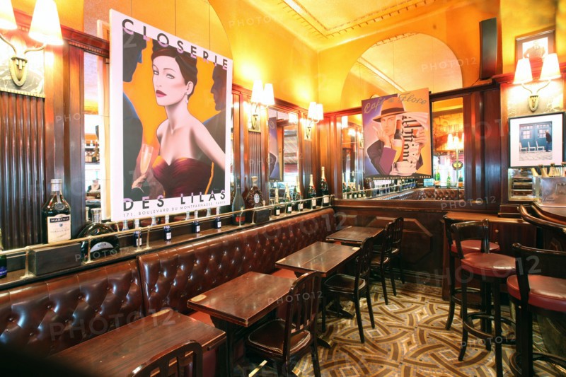 France, ile de france, paris 6e arrondissement, 171 boulevard du montparnasse, la closerie des lilas, restaurant, brasserie, monument historique, rive gauche.
Date : 2011-2012