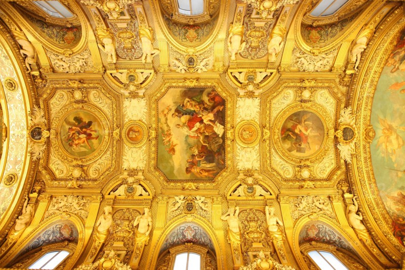 France, ile de france, paris 6e arrondissement, rue de vaugirard, palais du luxembourg, senat, salle des conferences, institution, parlement, republique, plafond peint
Date : 2011-2012