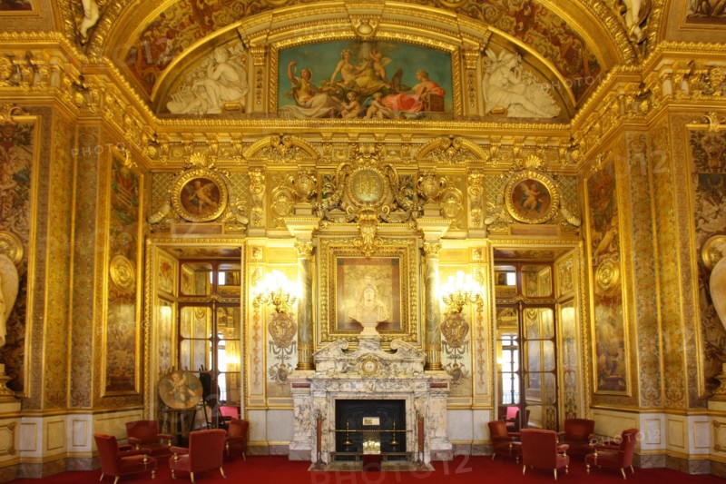 France, ile de france, paris 6e arrondissement, rue de vaugirard, palais du luxembourg, senat, salle des conferences, institution, parlement, republique, buste de marianne.
Date : 2011-2012