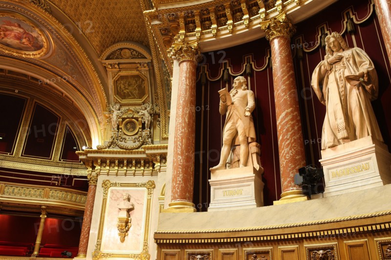 France, ile de france, paris 6e arrondissement, rue de vaugirard, palais du luxembourg, senat, hemicycle.
Date : 2011-2012