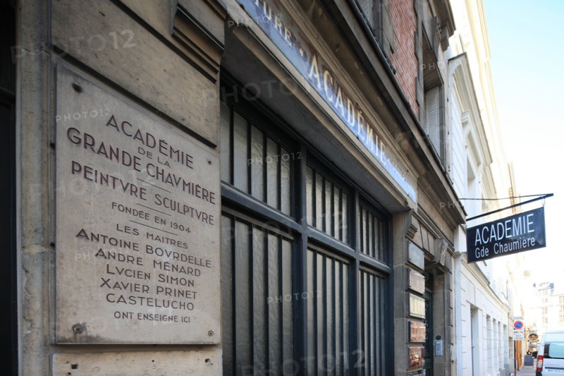 france, region ile de france, paris 6e arrondissement, montparnasse, rue de la grande chaumiere, academie de la grande chaumiere, n14.
Date : 2011-2012