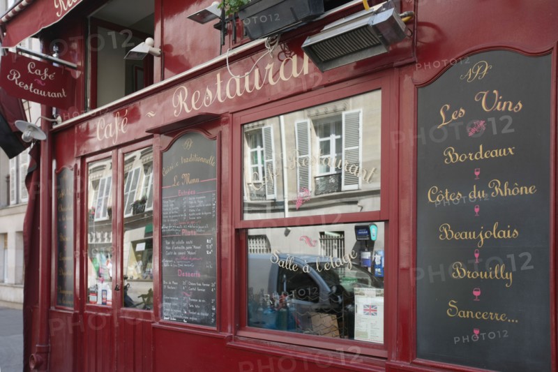France, ile de france, paris, 7e arrondissement, 45 rue de babylone, restaurant au pied du fouet.
Date : 2011-2012