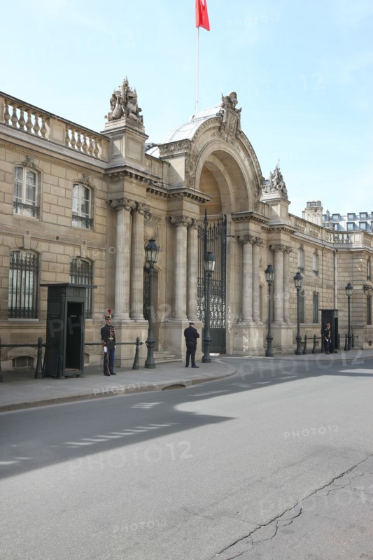 France, ile de france, paris 8e arrondissement, rue du faubourg saint honore, palais de l'elysee, president de la republique, palais presidentiel, etat, batiment, hotel particulier

Date : 2011-2012