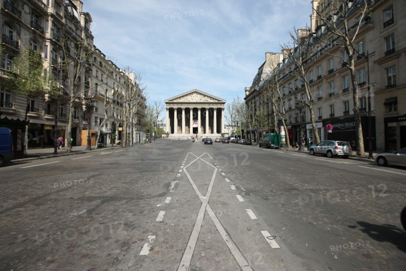 France, ile de france, paris, 8e arrondissement, madeleine, eglise au bout de la rue royale

Date : 2011-2012