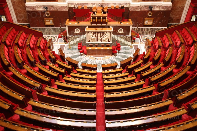 France, ile de france, paris 7e arrondissement, assemblee nationale, palais bourbon, hemicycle, chambre des deputes, institution, republique, parlement

Date : 2011-2012