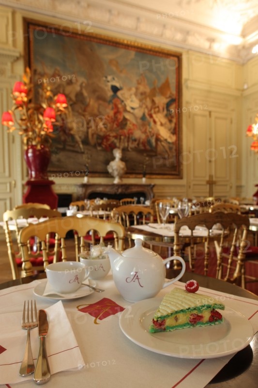 France, ile de france, paris 8e arrondissement, 158 boulevard haussmann,  cafe jacquemart, musee jacquemart andre, salon de the,  tapisseries et patisserie

Date : 2011-2012