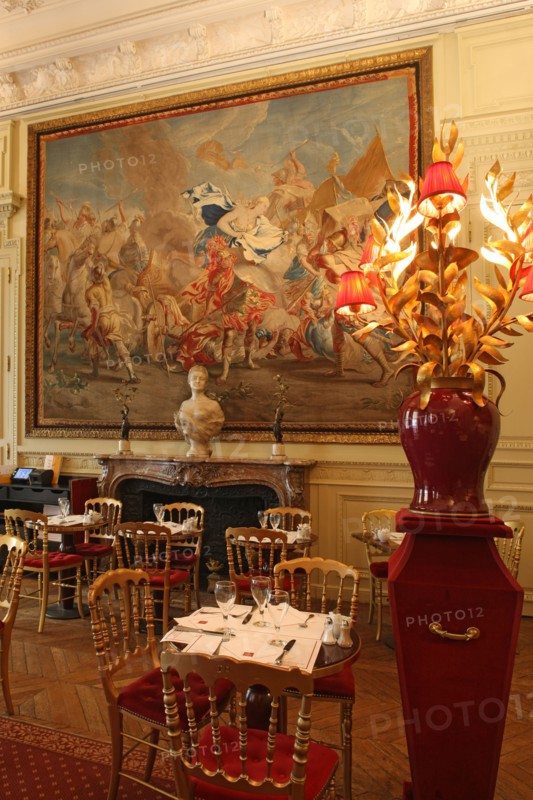 France, ile de france, paris 8e arrondissement, 158 boulevard haussmann,  cafe jacquemart, musee jacquemart andre, salon de the,  tapisseries et patisserie

Date : 2011-2012