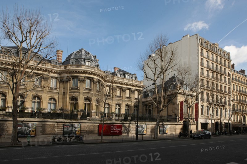 France, ile de france, paris 8e arrondissement, 158 boulevard haussmann, musee jacquemart andre, facade sur rue, rotonde

Date : 2011-2012