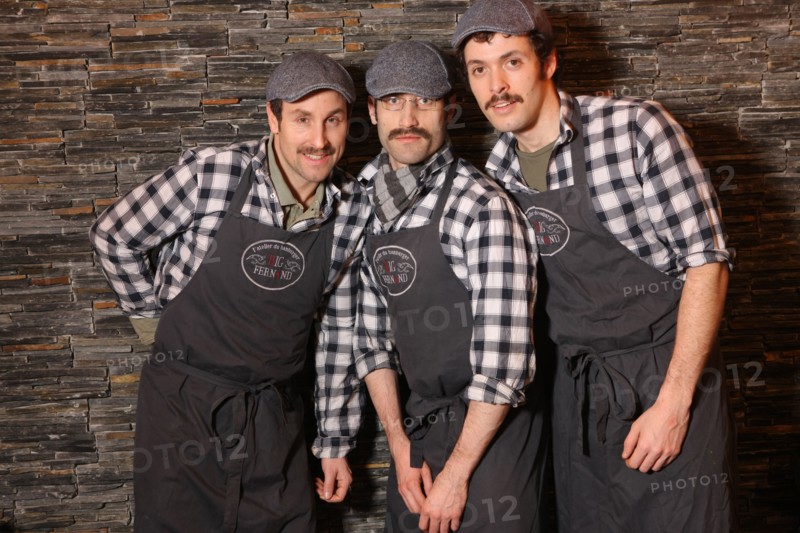 Les 3 fondateurs des restaurants Big Fernand