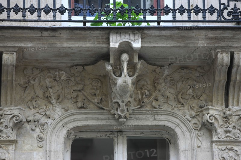 France, ile de france, paris 9e arrondissement, rue notre dame de lorette, immeuble, no49, restauration, decor, sculpture

Date : 2011-2012