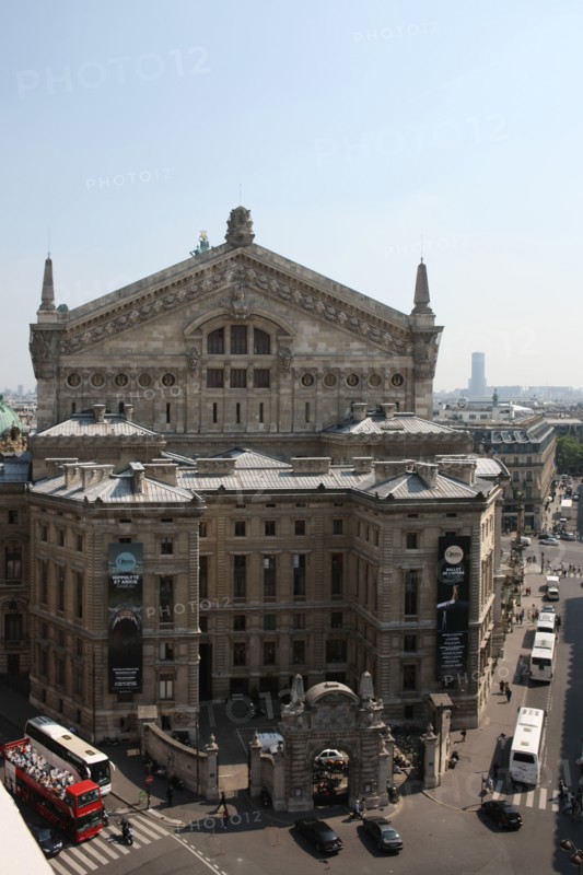 France, ile de france, paris 10e, 40 boulevard haussmann, galeries lafayette, terrasse, vue sur l'opera garnier, panorama

Date : 2011-2012