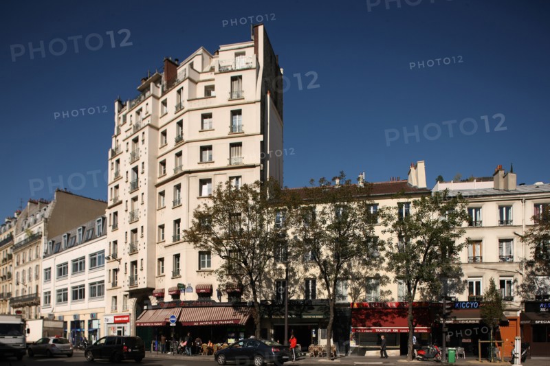 France, ile de france, paris 10e arrondissement, 225 rue lafayette, hauts inattendus, elevation, immeuble, louis blanc

Date : 2011-2012