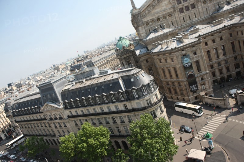 France, ile de france, paris 10e, 40 boulevard haussmann, galeries lafayette, terrasse, vue sur l'opera garnier, panorama

Date : 2011-2012