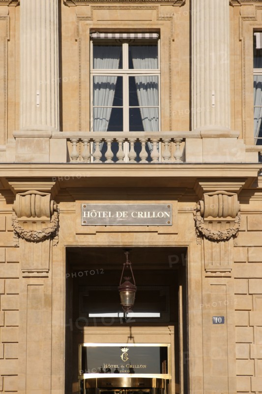 France, ile de france, paris 8e arrondissement, place de la concorde, hotel de crillon, palace, hotel de luxe,