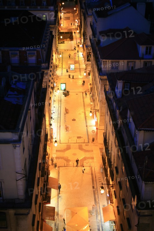 portugal, lisbonne, lisboa, signes de ville, baixa, elevador de santa justa, vue panoramadepuis le sommet
Date : septembre 2011