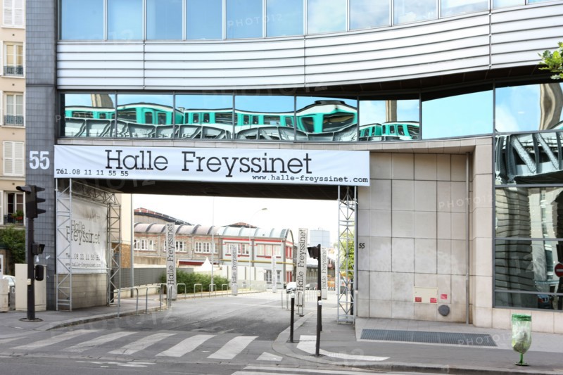 France, ile de france, paris, 13e arrondissement , 55 boulevard vincent auriol, entree de la halle freyssinet,


Date : 2011-2012