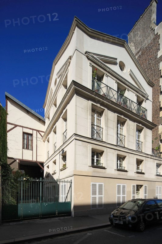 france, region ile de france, paris 14e arrondissement, montparnasse, rue huyghens, no6 lyre et palette,


Date : 2011-2012