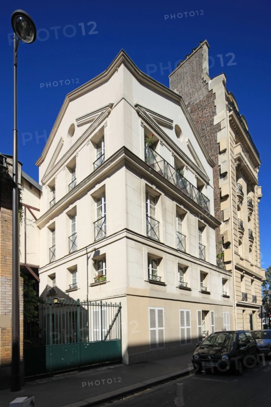 france, region ile de france, paris 14e arrondissement, montparnasse, rue huyghens, no6 lyre et palette,


Date : 2011-2012