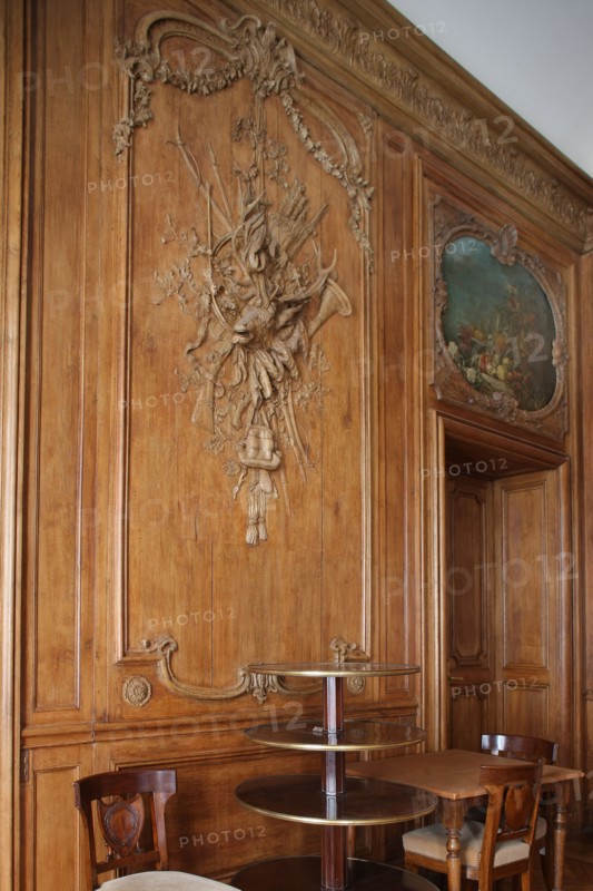 France, ile de france, paris 1er arrondissement, 39 rue croix des petits champs, banque de france hotel de toulouse dit aussi hotel de la vrilliere, galerie doree, galerie d'apparat, gouverneur, institution, salle a manger du gouverneur attenante a  la gal