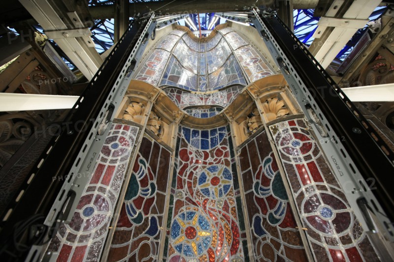 Great dome of Galeries Lafayette in Paris