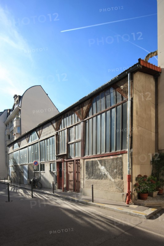 france, region ile de france, paris 15e arrondissement, cite falguiere, ateliers d'artistes, chaim soutine et oscar mietchaminoff,