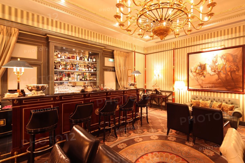 France, ile de france, paris 16e arrondissement, avenue d'iena, hotel shangri la, bar,