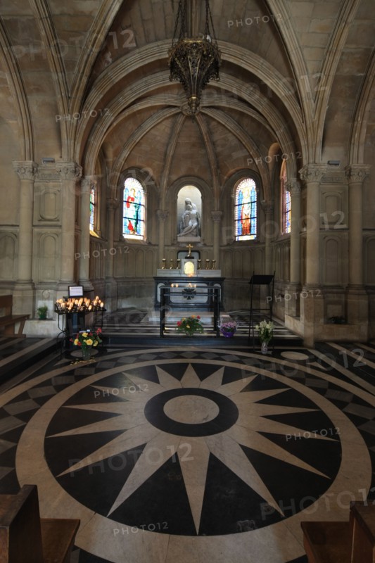 France, ile de france, paris 17e arrondissement, place du general koenig, eglise notre dame de compassion, chapelle de ferdinand d'orleans,