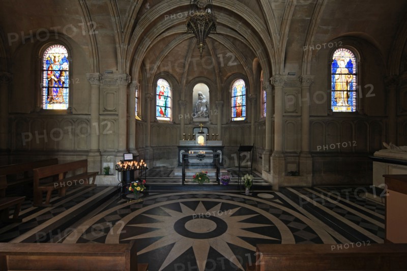 France, ile de france, paris 17e arrondissement, place du general koenig, eglise notre dame de compassion, chapelle de ferdinand d'orleans,
