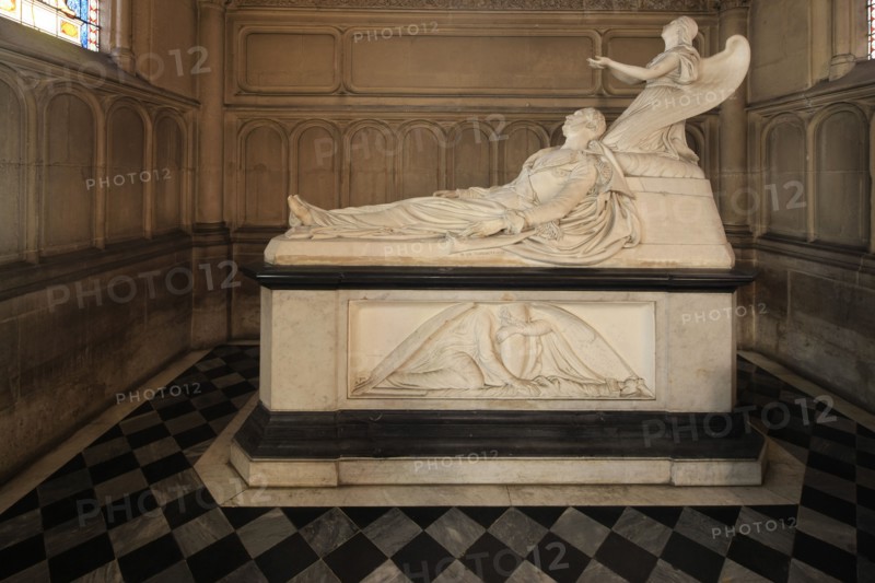 France, ile de france, paris 17e arrondissement, place du general koenig, eglise notre dame de compassion, chapelle de ferdinand d'orleans, tombeau,