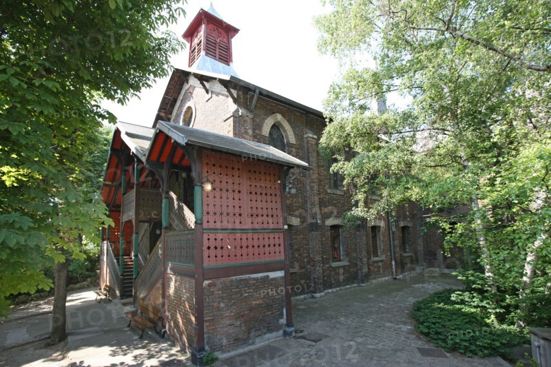 France, ile de france, paris 19e arrondissement, 93 rue de crimee, eglise saint serge, religion orthodoxe,