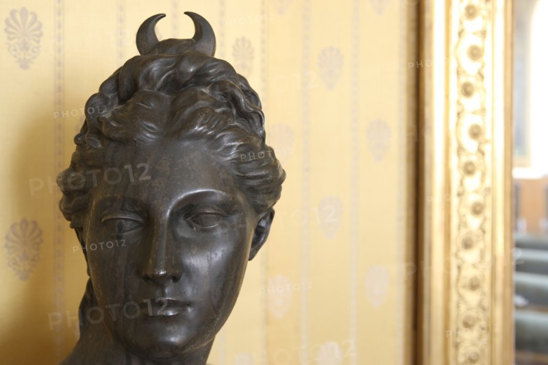 France, ile de france, paris 9e arrondissement, 9 rue drouot, hotel d'augny, mairie du 9e arrondissement, salle des mariages, detail buste,


Date : Ete 2012