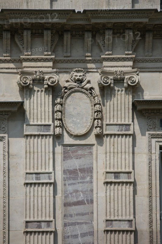 France, ile de france, paris 9e arrondissement, 32 rue de chateaudun, immeuble neo renaissance, restaure, detail facade sur rue, decor,


Date : Ete 2012