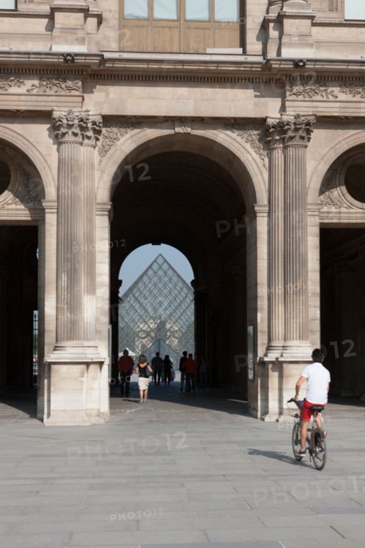 France, Region Ile de France, Paris 1er arrondissement, Musee du Louvre, Place Carree, aile Sully,