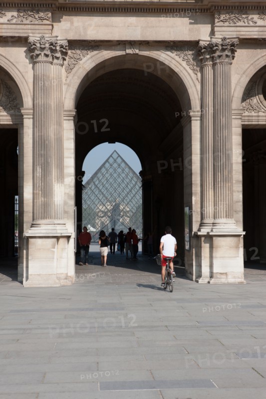 France, Region Ile de France, Paris 1er arrondissement, Musee du Louvre, Place Carree, aile Sully,
