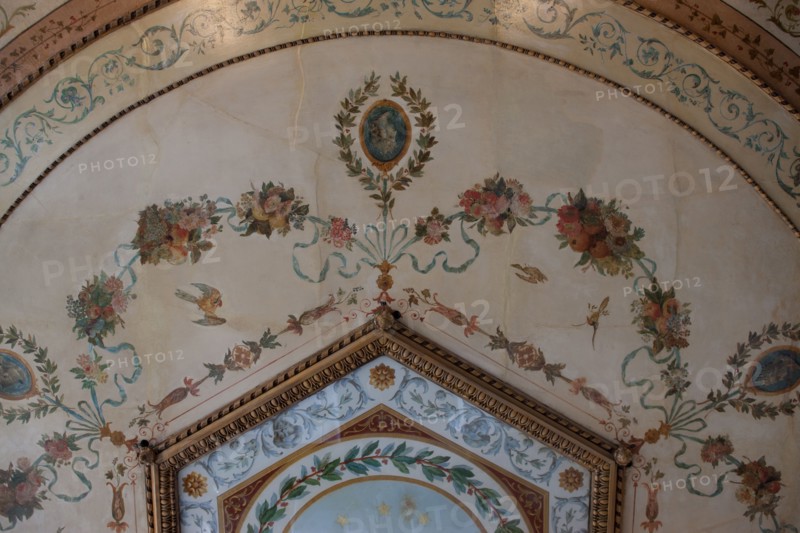 France, Region Ile de France, Paris, 1er arrondissement, Palais Royal, Galerie de Beaujolais, restaurant Le Grand Vefour, Guy Martin, decor, patrimoine,
