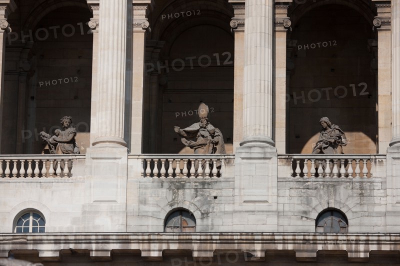 France, Region Ile de France, Paris 6e arrondissement, place Saint-Sulpice, eglise Saint-Sulpice