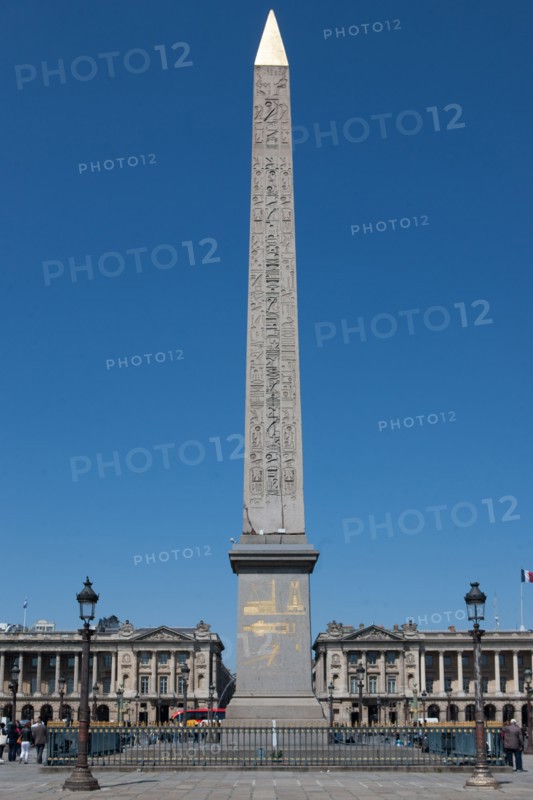 France, Region Ile de France, Paris, 8e arrondissement, place de la Concorde, fontaine, obelisque de Louxor,