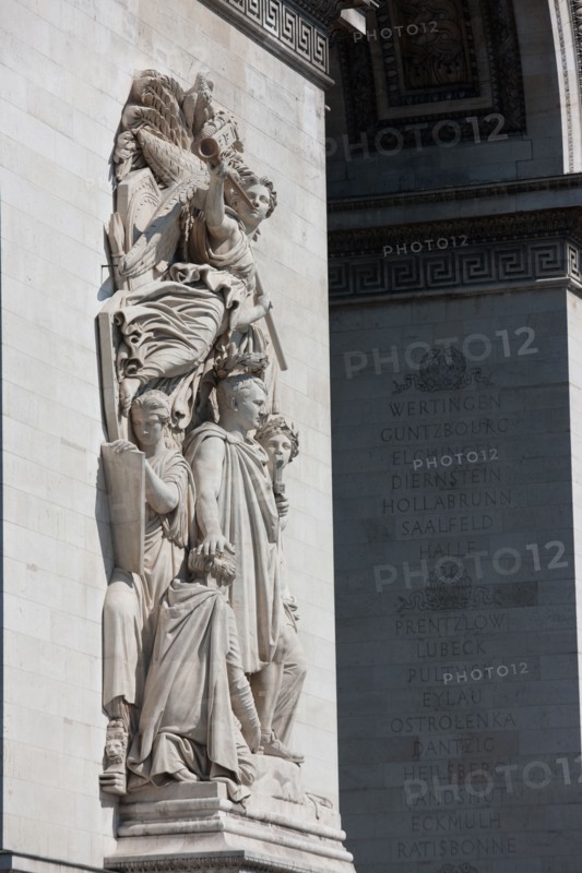 France, Region Ile de France, Paris 8e arrondissement, place charles de gaule place de l'Etoile, Arc de Triomphe, touristes,