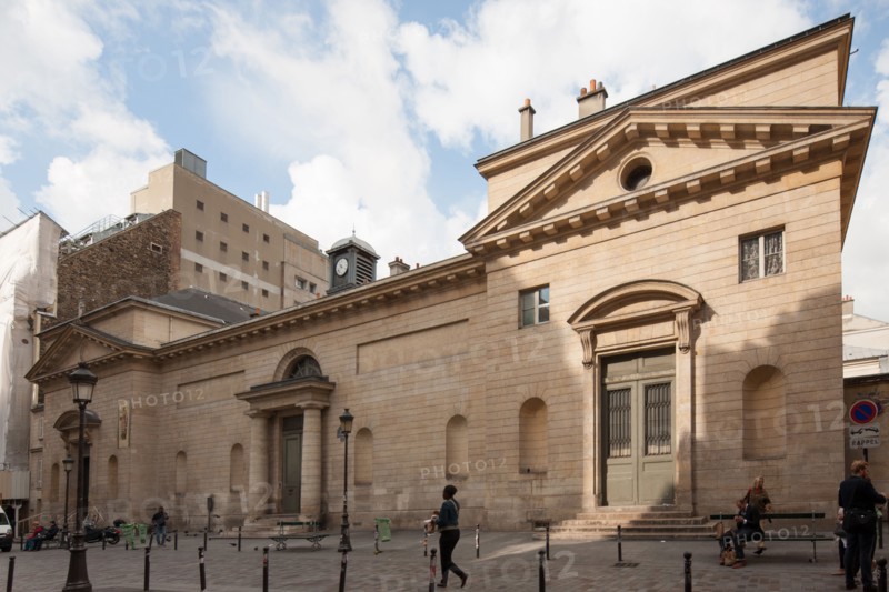 France, Region Ile de France, Paris 9e arrondissement, eglise Saint-Louis d'Antin, rue Caumartin,