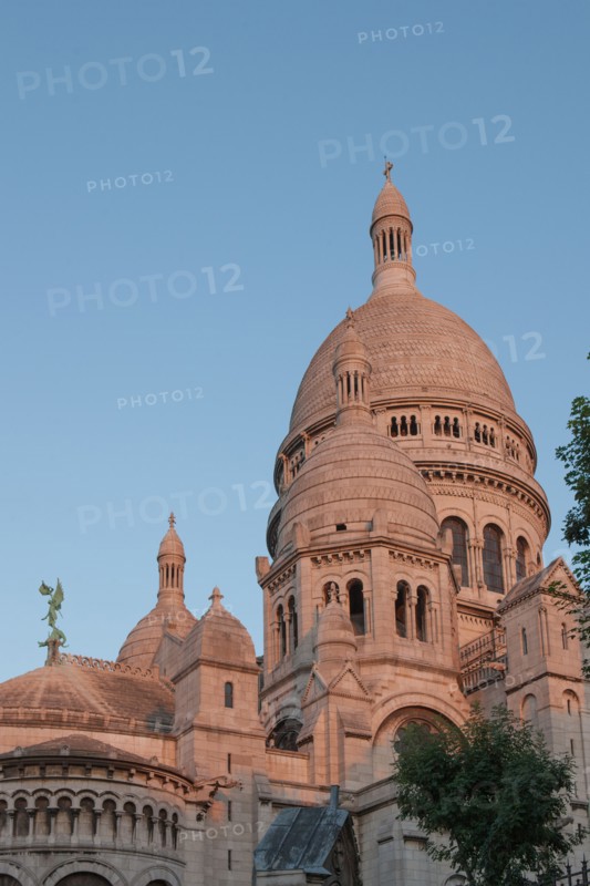 France, Region Ile de France, Paris 18e arrondissement, Montmartre, basilique du Sacre Coeur,