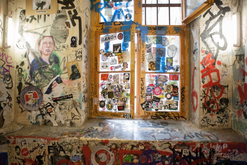 Allemagne, Germany, Berlin, Scheunenviertel, quartier des Granges, squat d'artistes, alternatifs, street art