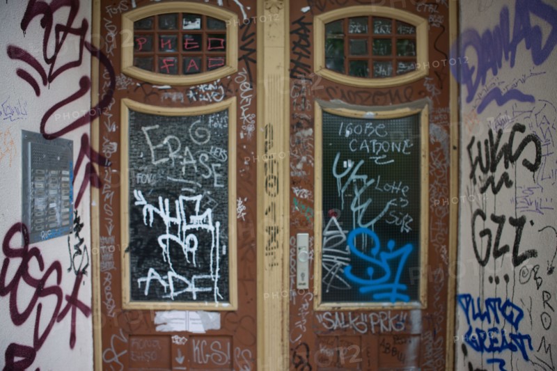Allemagne (Germany), Berlin, Prenzlauer Berg, signes de ville, murs peints,
