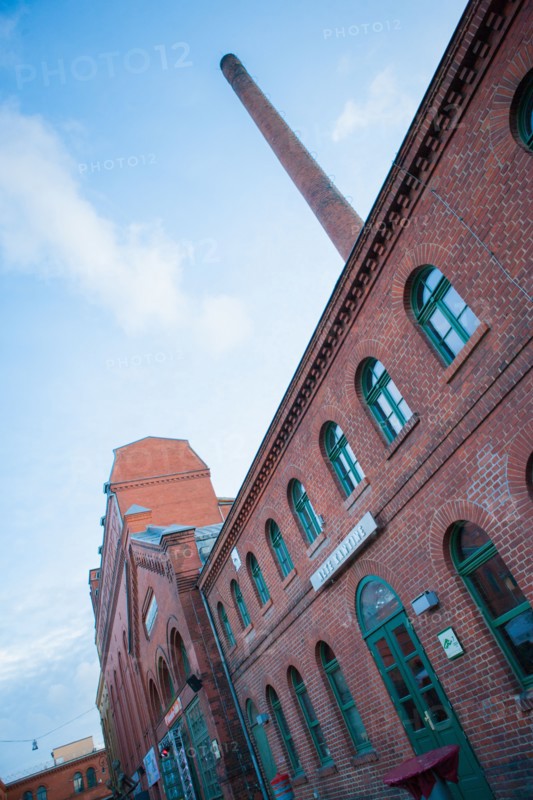 Allemagne (Germany), Berlin, Prenzlauer Berg, Kulturbrauerei, complexe culturel associatif, cheminee,