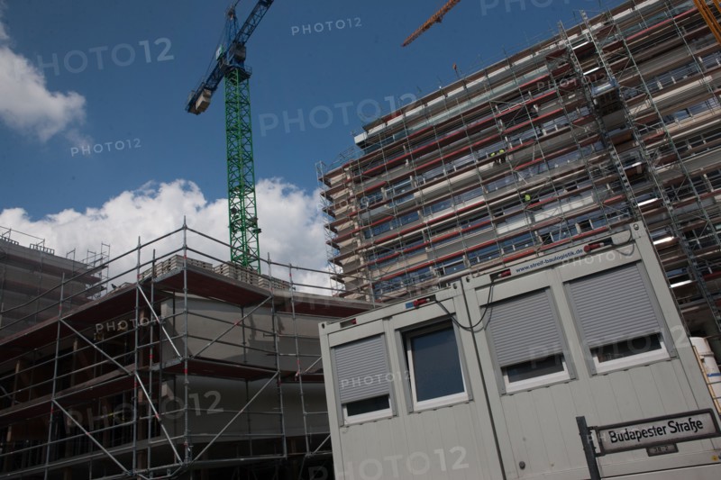 Allemagne (Germany), Berlin, Charlottensburg, immeubles, urbanisme, travaux, chantier,