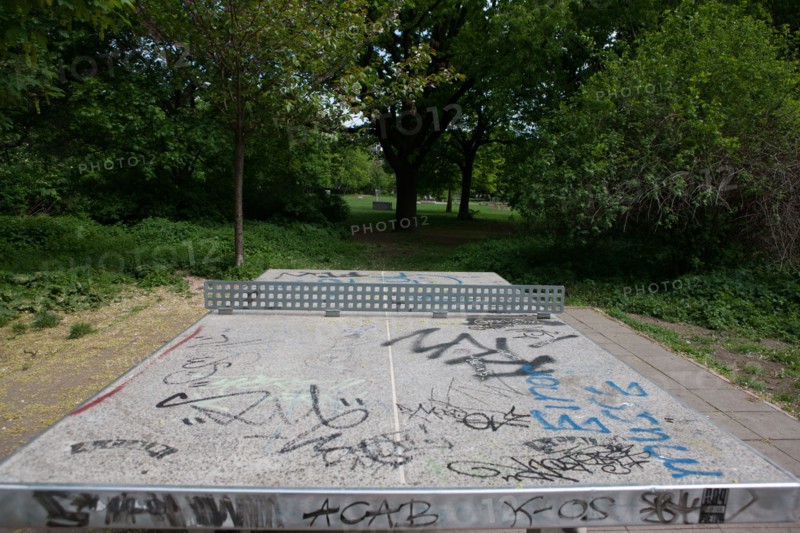 Allemagne (Germany), Berlin, Prenzlauer Berg, Mauer Park, vestiges du Mur de Berlin, jardin public,